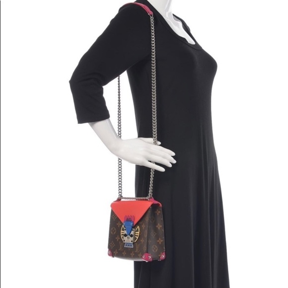 LOUIS VUITTON Monogram Tribal Mask Pochette PM - Picture 7 of 16